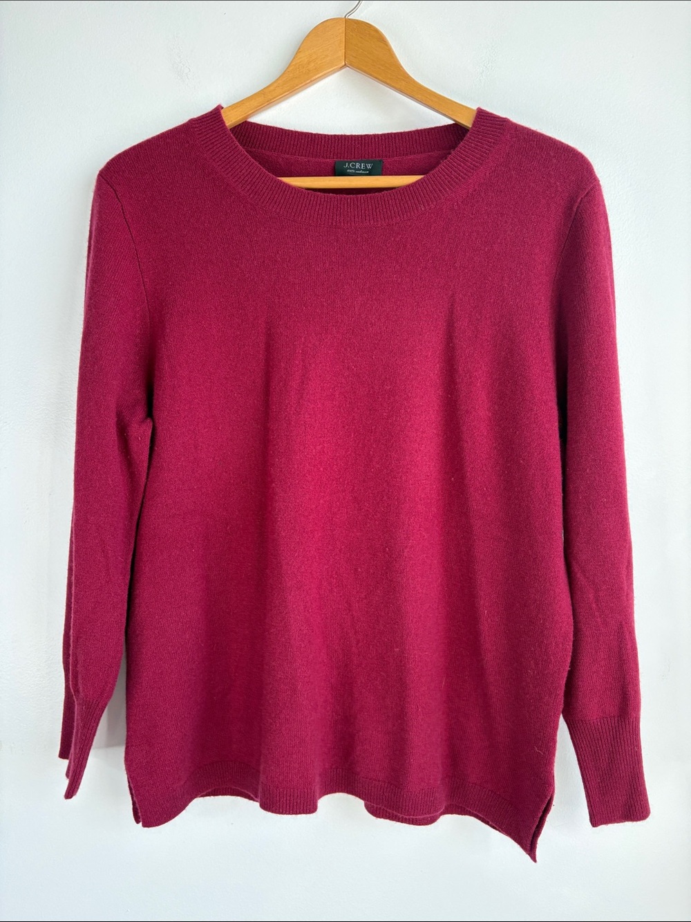 J. Crew 100% Cashmere Crewneck Sweater
